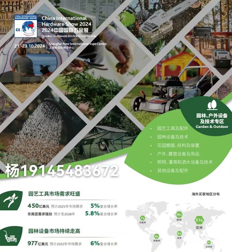 2024上海园林户外展：园林园艺、户外多米体育家具、露营及机械展(图1)